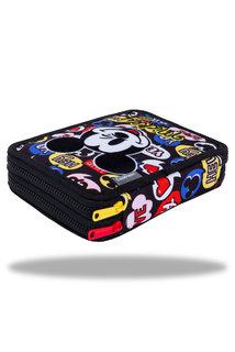 Penál Jumper XL Mickey mouse dvoupatrový, s vybavením-2