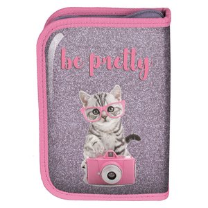 Penál Kitty růžový rozkládací-3
