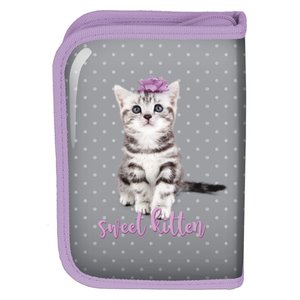 Penál Kitty šedý rozkládací-3