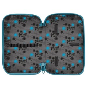 Penál Maui and sons černo-modrý dvoupatrový-3