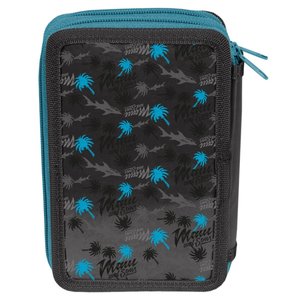 Penál Maui and sons černo-modrý dvoupatrový-5