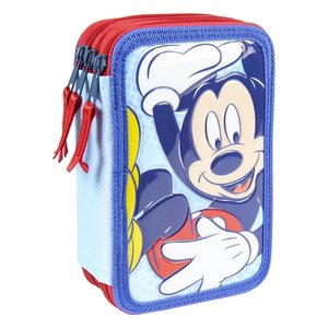 Penál Mickey mouse třípatrový s vybavením-1