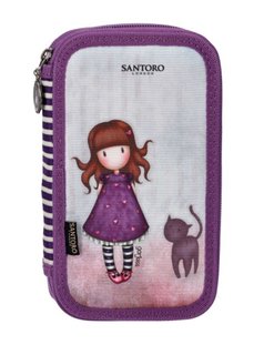 Penál Purrrrrfect Pals dvoupatrový-1