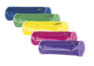 Penál se zipem Neon, mix barev-1