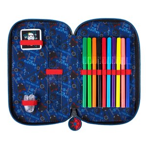 Penál Star wars dvoupatrový s vybavením-3