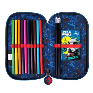 Penál Star wars dvoupatrový s vybavením-4