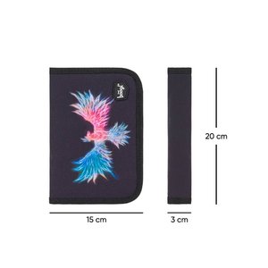 Školní penál klasik dvě chlopně Fénix-4