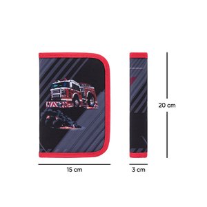 Školní penál klasik dvě chlopně Hasiči-5