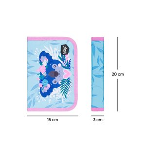 Školní penál klasik dvě chlopně Koala-4