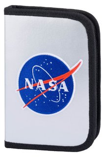 Školní penál klasik dvě chlopně NASA-1