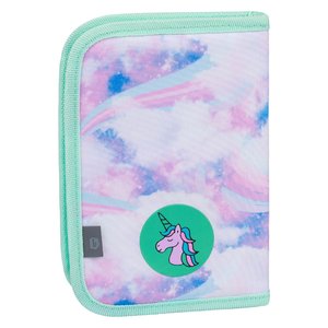 Školní penál klasik dvě chlopně Nebe-2