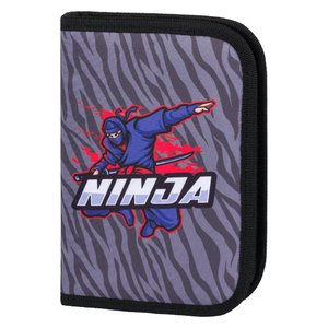 Školní penál klasik dvě chlopně Ninja-1