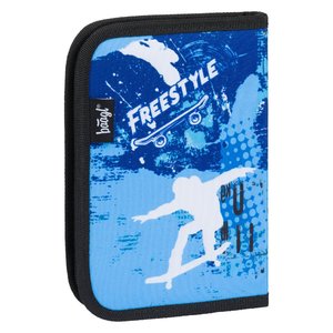 Školní penál klasik dvě chlopně Skateboard-2