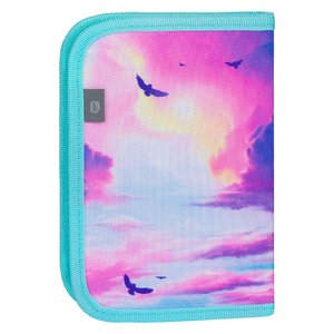 Školní penál klasik dvě chlopně Sova-2