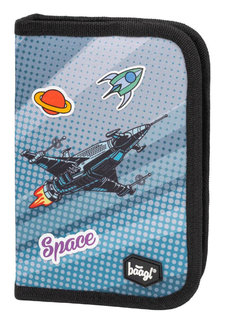 Školní penál klasik dvě chlopně Spaceman-1