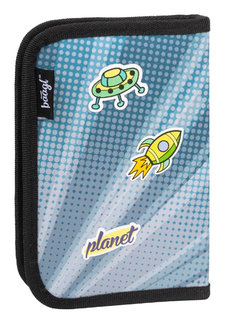 Školní penál klasik dvě chlopně Spaceman-2