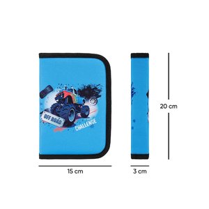 Školní penál klasik dvě chlopně Truck-5