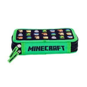 Školní penál Minecraft multi characters dvoupatrový-2
