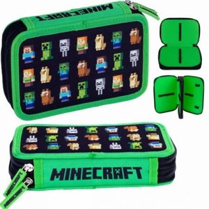Školní penál Minecraft multi characters dvoupatrový-3