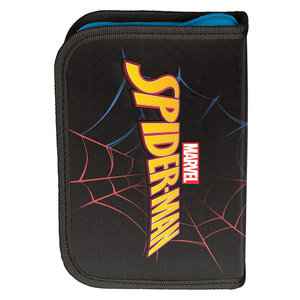 Školní penál Spiderman černý rozkládací-2