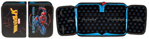 Školní penál Spiderman černý rozkládací-4