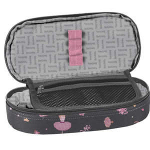 Školní pouzdro Ballerina šedé-2