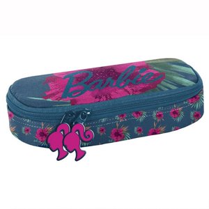 Školní pouzdro Barbie Růžové květy pevné-1