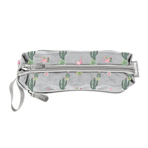 Školní pouzdro Cactus šedé-1