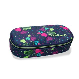 Školní pouzdro Campus Lime hearts-1
