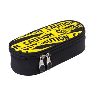 Školní pouzdro Caution oválné-2