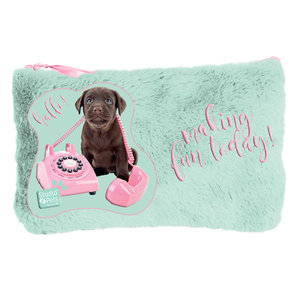 Školní pouzdro Dog plyšové-1