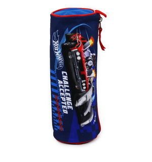 Školní pouzdro Hot wheels modré kulaté-1