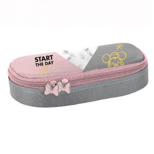 Školní pouzdro Minnie šedé pevné-1