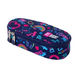 Školní pouzdro Neon oválné-3