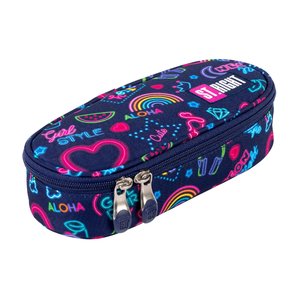 Školní pouzdro Neon oválné-1