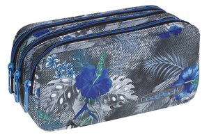 Školní pouzdro Primus Blue hibiscus-1