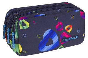 Školní pouzdro Primus Rainbow hearts-1