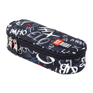 Školní pouzdro Slang Graffiti oválné-3