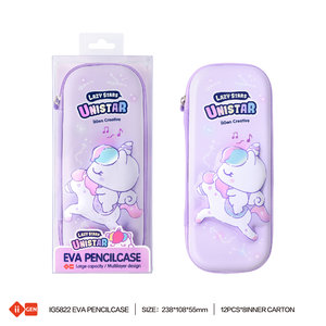 SQUISHY Penál Jednorožec EVA-3