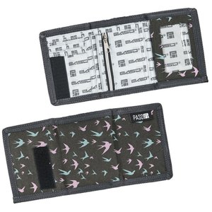 Dětská peněženka Birds šedá-2