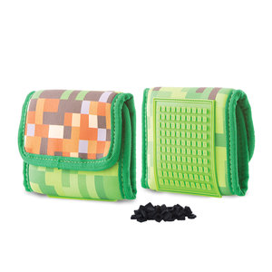 Peněženka MineCraft zeleno-hnědá-1