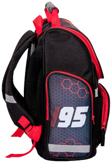 Školní aktovka Auta, černá-2