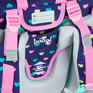 Školní aktovka Ergo Pink Hearts-12