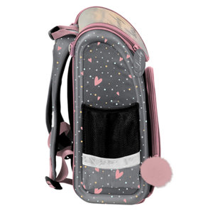 Školní aktovka Horse šedá-3