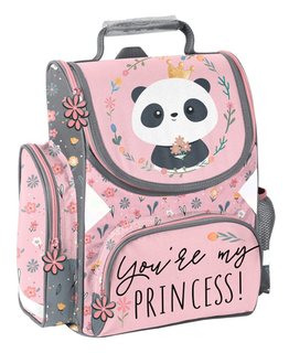 Školní aktovka Panda růžová-1
