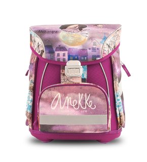 Školní aktovka s přední kapsou Balerina, metal zámek-1