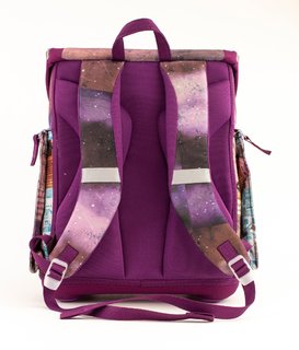 Školní aktovka s přední kapsou Balerina, metal zámek-4