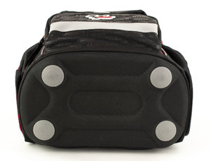 Školní aktovka s přední kapsou, červená-5