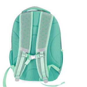 Školní batoh Wonder green with green foil dots-4