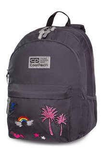 Školní set Hippie sparkling badges grey-2